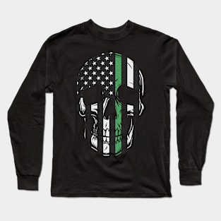 Border Patrol Military Thin Green Line Long Sleeve T-Shirt